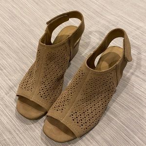 Sonoma Good for Life Leather Wedge, Size 11, Taupe